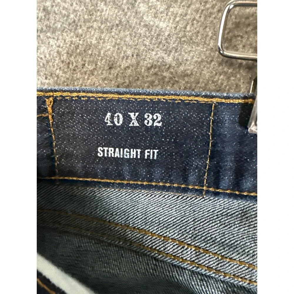 Nautica Straight Fit Dark‎ Wash Denim Jeans Pants Mens Size 40 x 32 Academia EUC